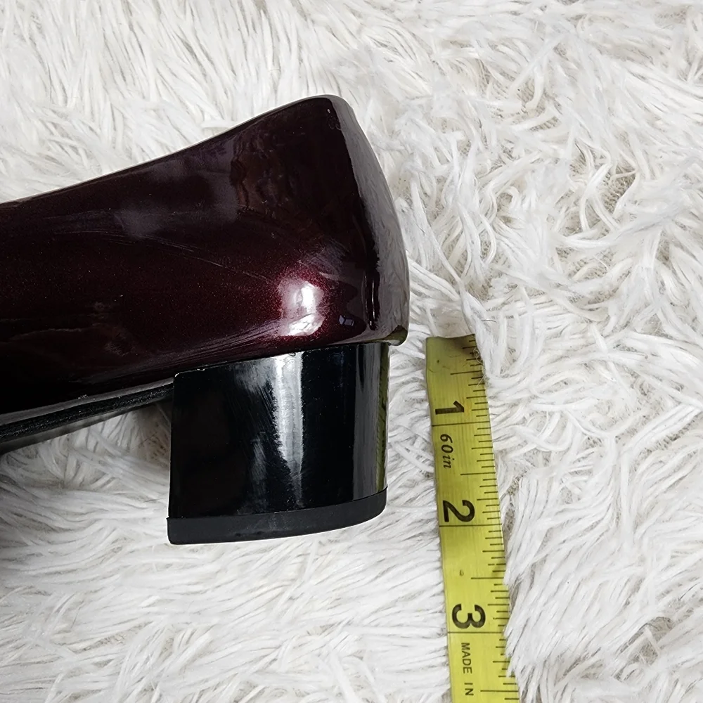 Lady Godiva Shiny Brown Heels 7.5 - Picture 10 of 14